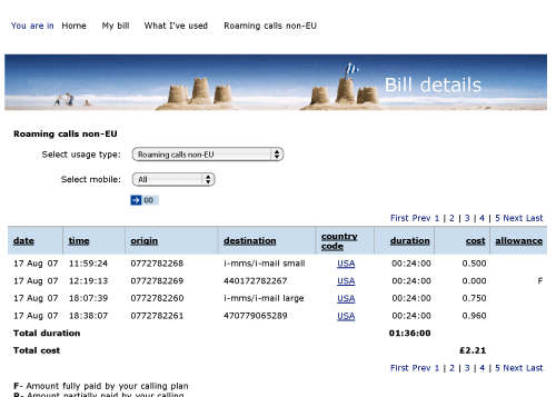 O2, Key details on Bill