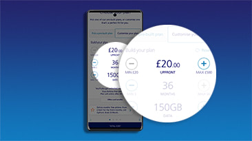 Smartphone showing price toggle on the foreground