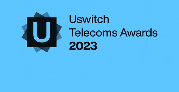 Uswitch telecoms awards logo 2023