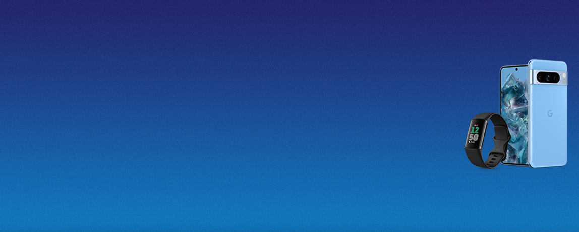 Google Pixel 8 Pro with Fitbit Charge 6