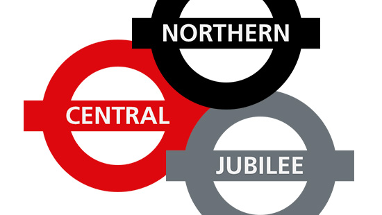 Selection of London Underground stations