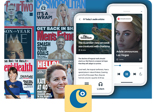 Cafeyn magazines and app on phones