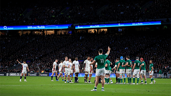 England and Ireland rugby players