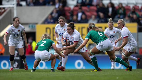 Womens rugby players