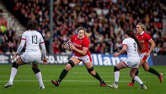 England and Wales womens rugby players