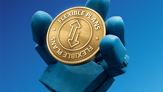 bubl holding a coin