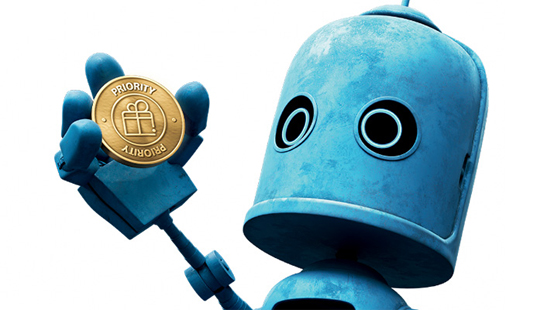 bubl holding a coin