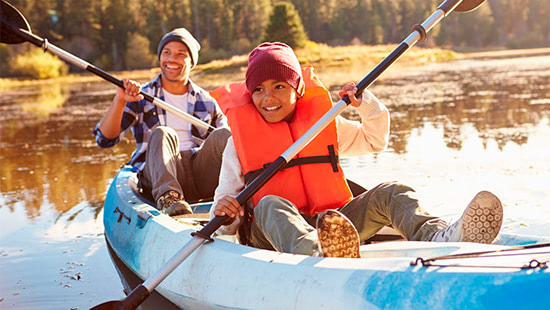 people in a boat