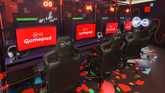 Virgin Media gaming desks