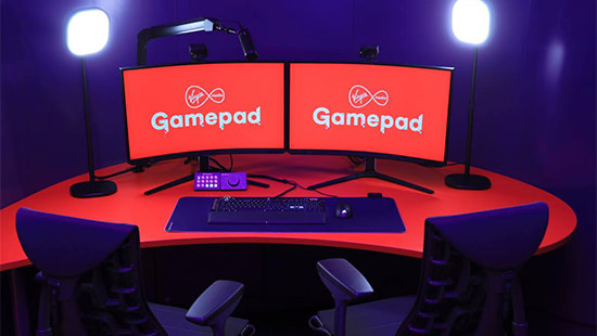Virgin Media gaming desk