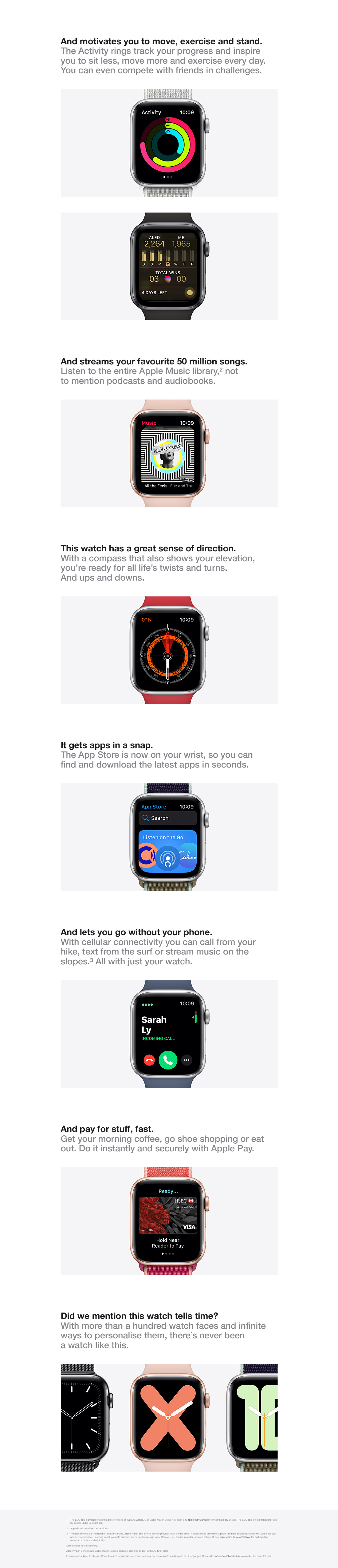 apple watch series 5 on o2